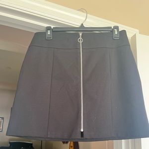 Candies black front zip mini skirt. Size medium #miniskirt #y2k